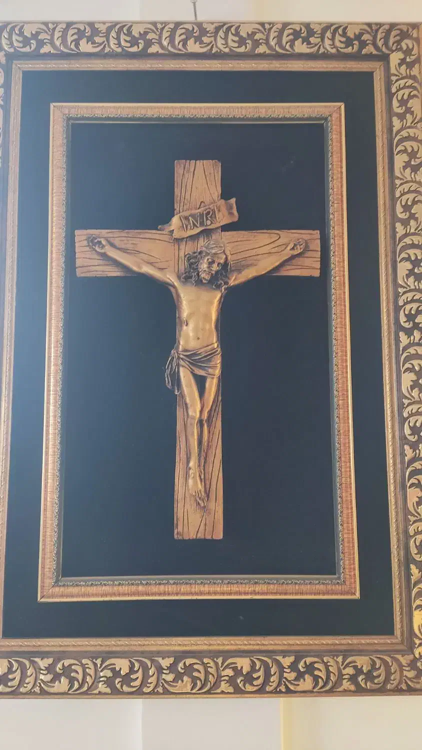 تابلوی مخمل صلیب|تابلو، نقاشی، عکس|فردیس, فردیس|دیوار