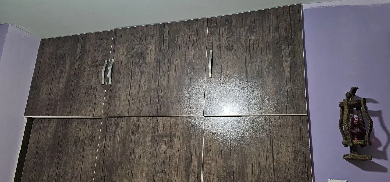 درب کمد دیواری ریلی mdf|جاکفشی، کمد، دراور|تهران, گلستان (شهرک راه آهن)|دیوار