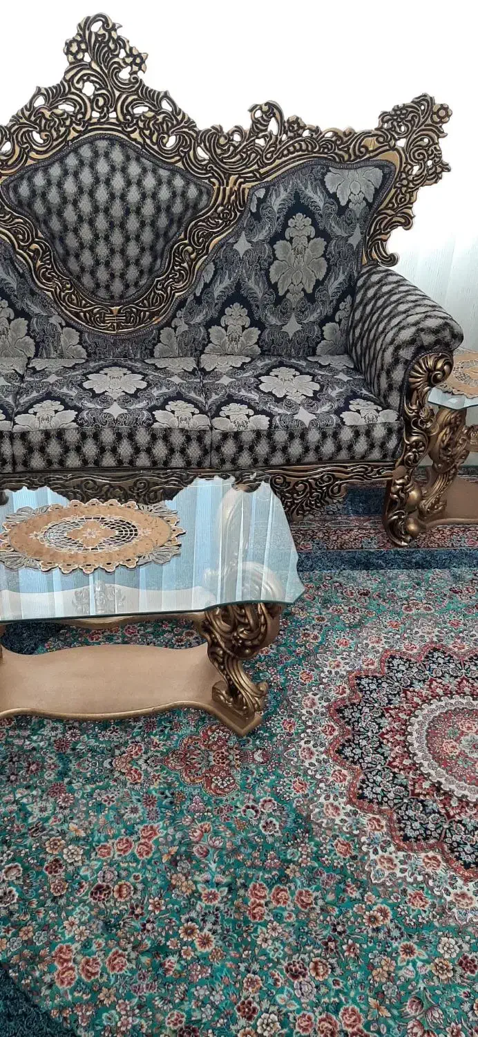 مبل ۹نفره تمیز|مبلمان خانگی و میز عسلی|شاهین دژ, |دیوار