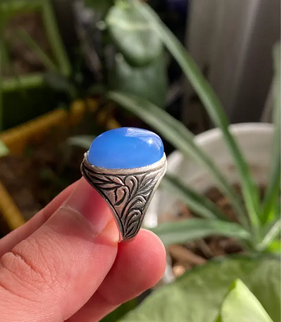 انگشتر عقیق کبود فروش فوری|جواهرات|اردبیل, |دیوار