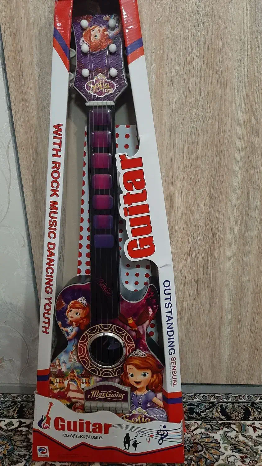 گیتار کودک طرح سوفیا|اسباب‌بازی بچه|مشهد, کوشش|دیوار