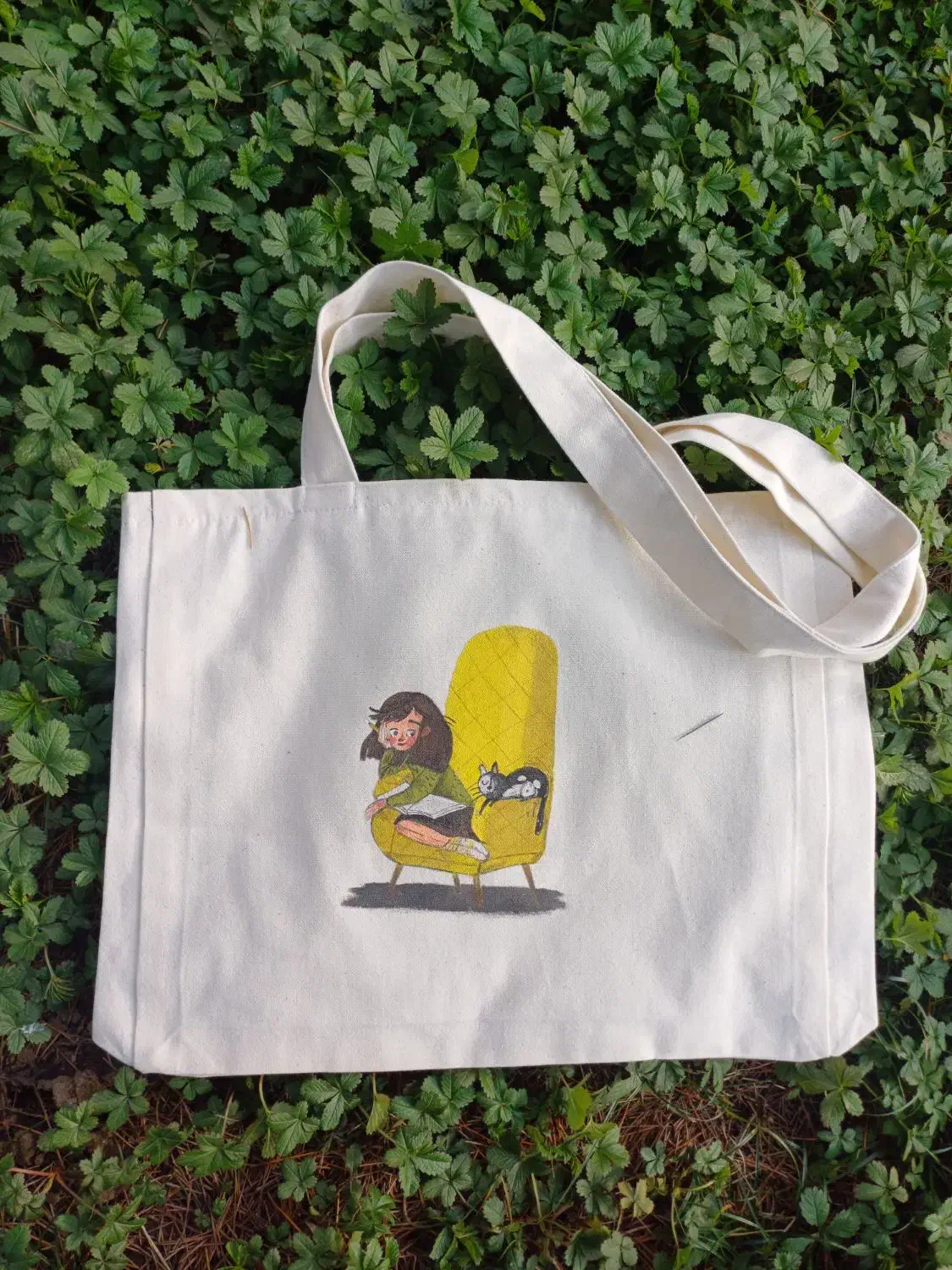 تت بگ نقاشی شده، عمده و تک با طرح و سایز دلخواه|صنایع دستی و سایر لوازم تزئینی|رشت, نظری|دیوار