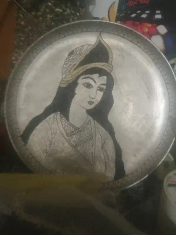 بشقاب تابلوی نقاشی دستی ازجنس مس|صنایع دستی و سایر لوازم تزئینی|تبریز, |دیوار