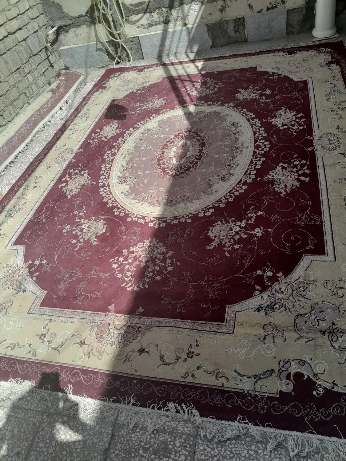 دو فرش ۹متری وچند تکه موکت|فرش|قم, باغ پنبه|دیوار