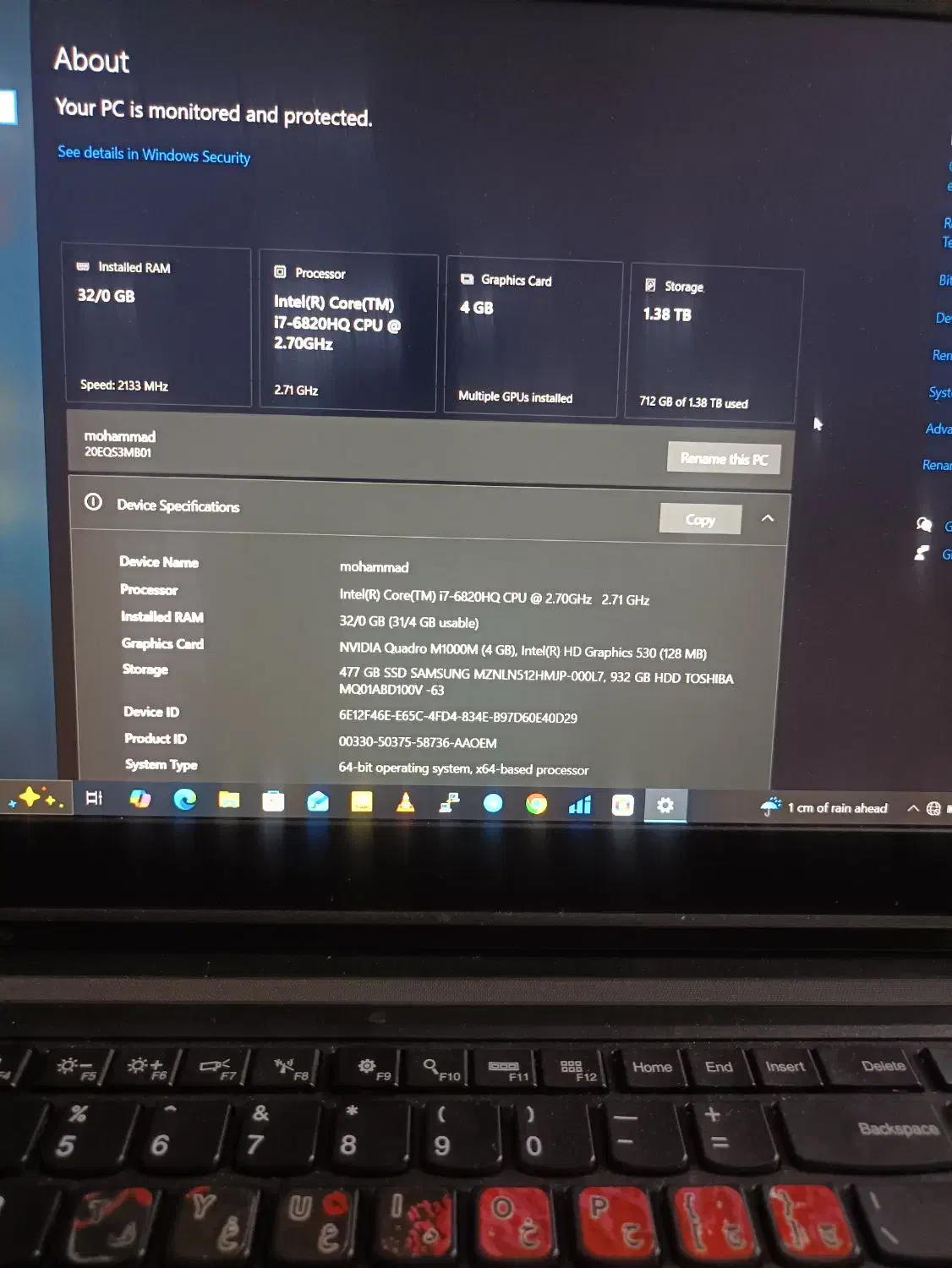 فروش لپ تاپ در حد نو بدون خط و خش|رایانه همراه|جهرم, |دیوار