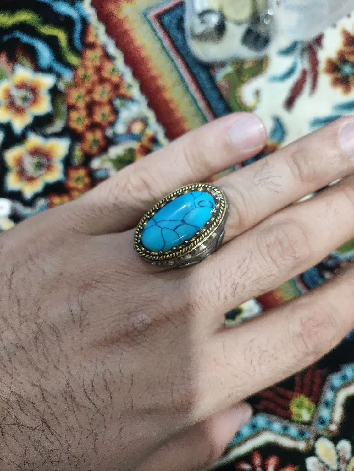 انگشتر فیروزه ناب|جواهرات|مرودشت, بیست متری بیمارستان|دیوار