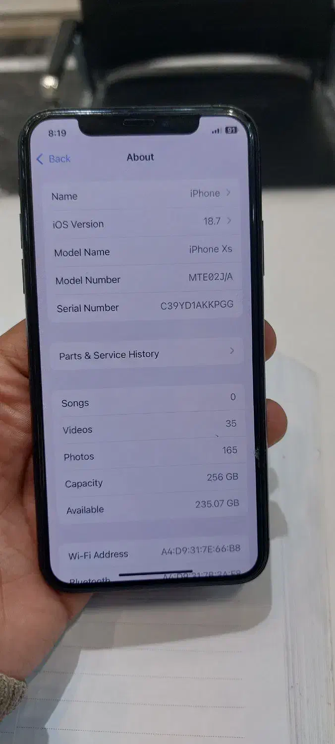 آیفون xs /گیگ256 /مشکی|موبایل|بجنورد, |دیوار