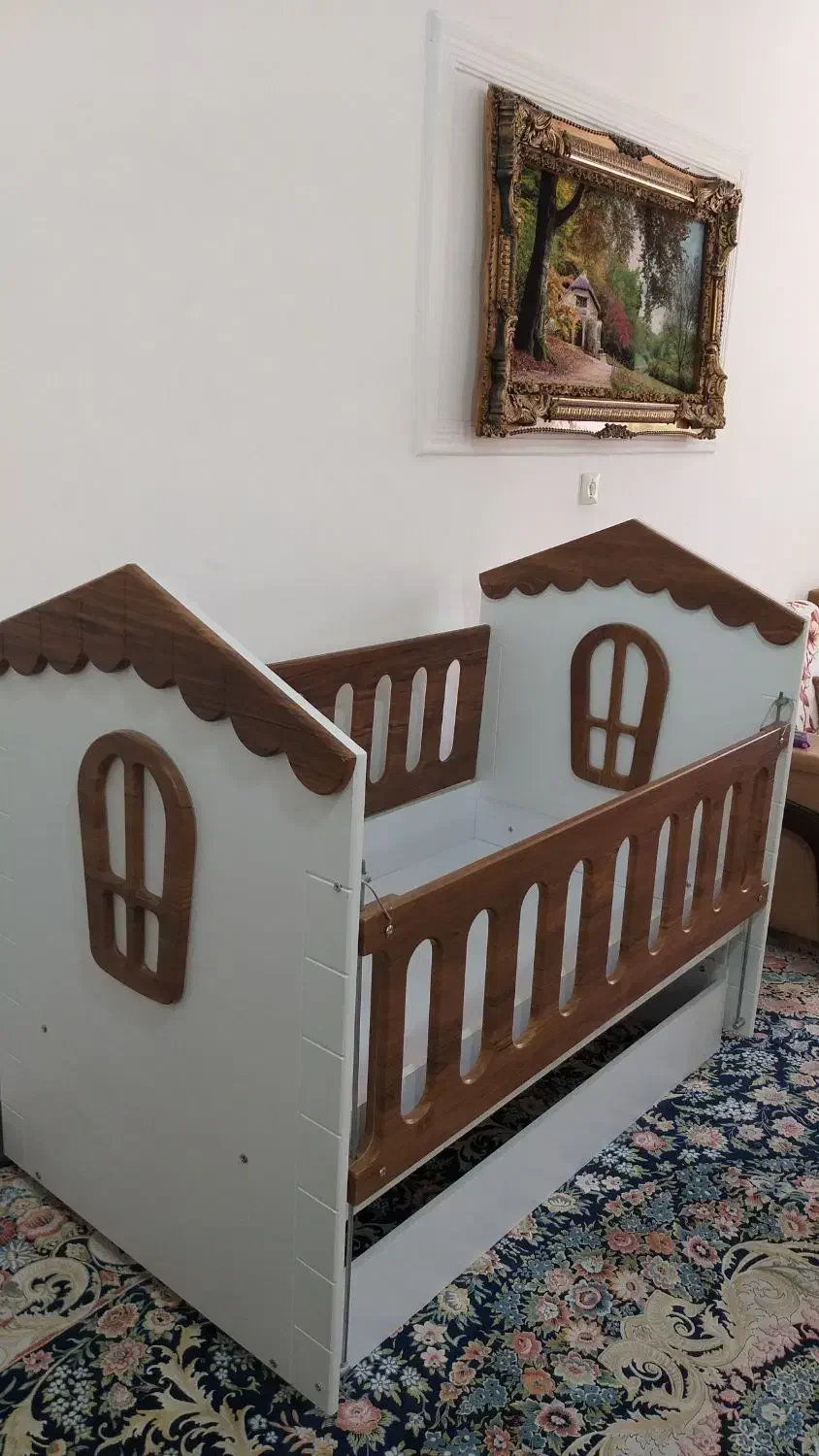 تخت گهواره کودک|تخت و سرویس خواب|مریوان, |دیوار