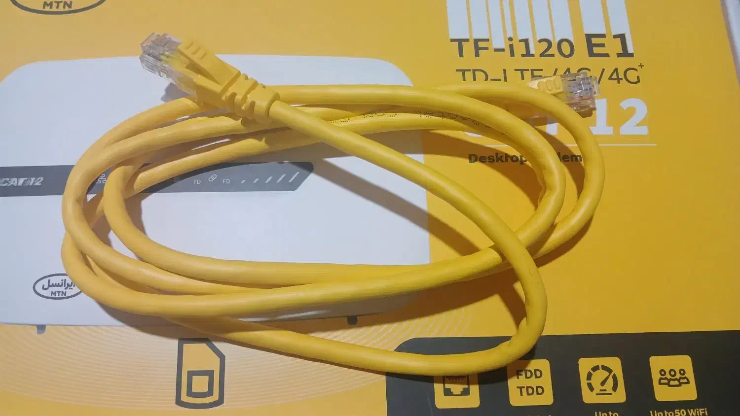 مودم ایرانسل TF-i120 E1 CAT 12|مودم و تجهیزات شبکه|شیراز, شهرک گلستان شمالی|دیوار