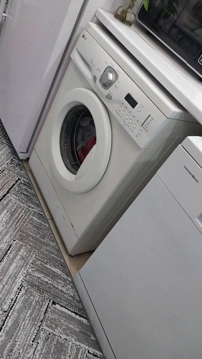 ماشین لباسشویی|ماشین لباسشویی و خشک‌کن لباس|رشت, پاستوریزه|دیوار