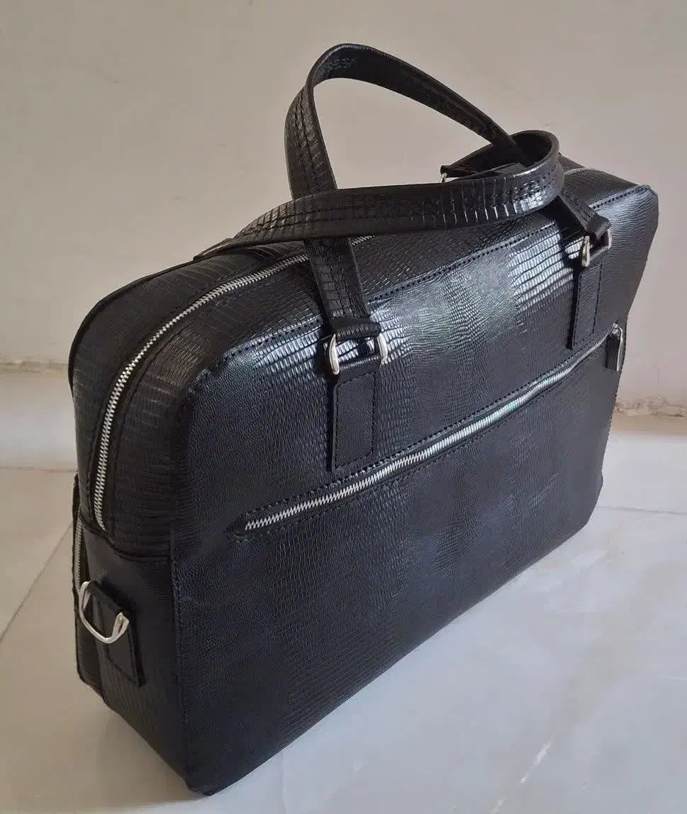 کیف اداری ولب تاب چرم طبیعی گاوی دست دوز|کیف، کفش، کمربند|بیرجند, |دیوار