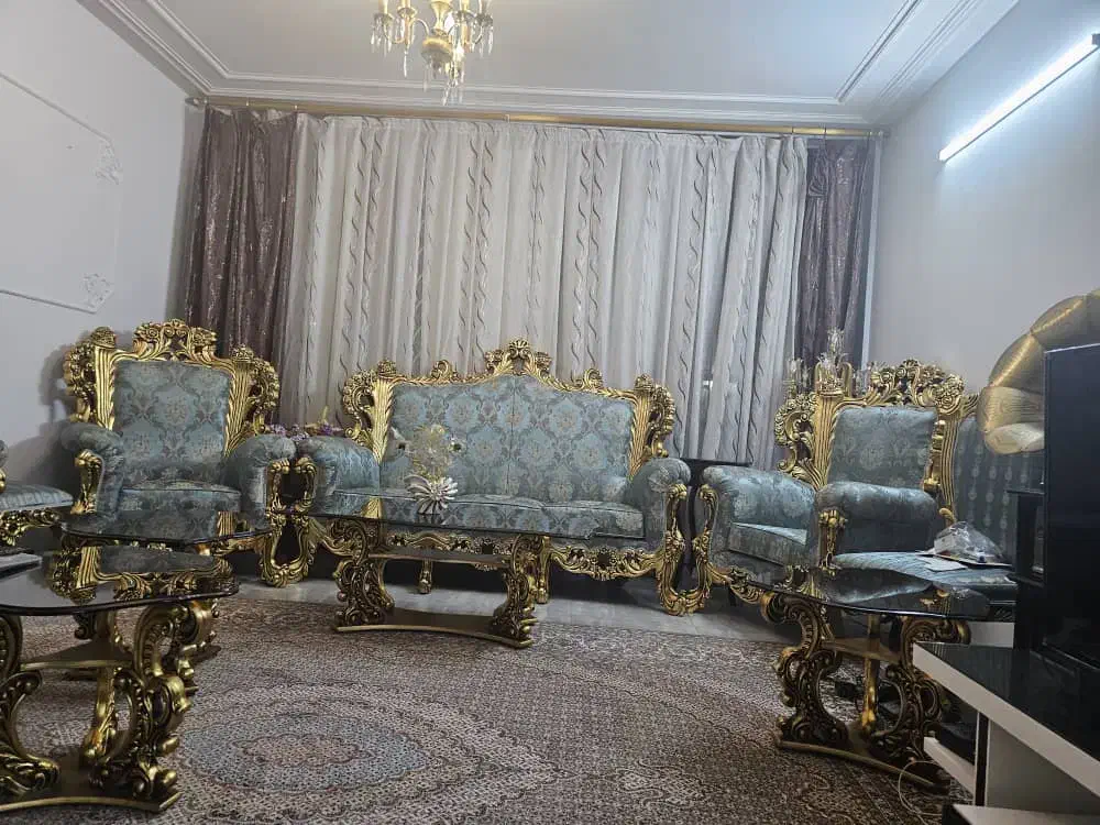 مبل استیل سلطنتی|مبلمان خانگی و میز عسلی|شیراز, شیمی گیاه|دیوار