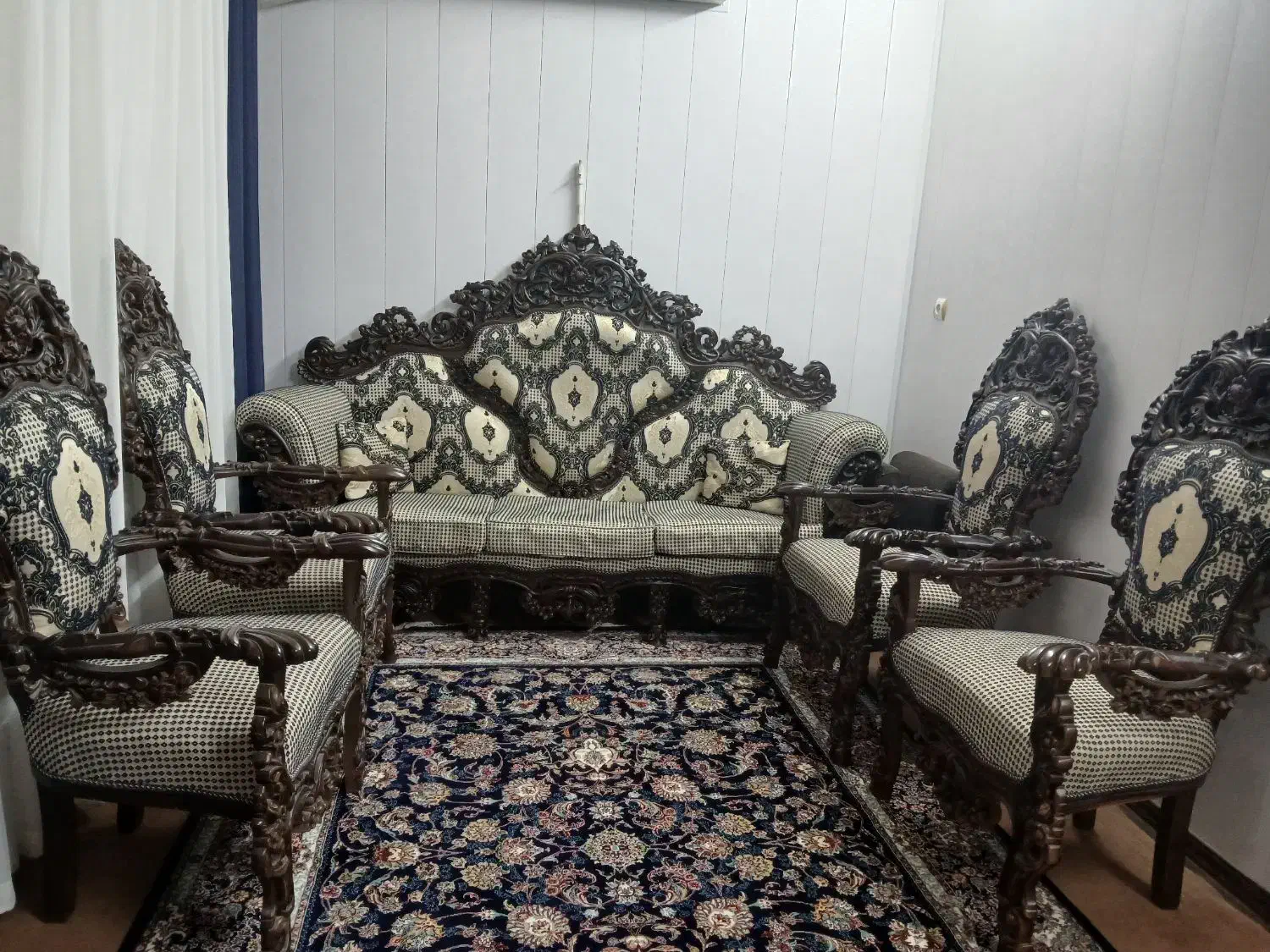 مبل 8نفره|مبلمان خانگی و میز عسلی|قم, گلزار|دیوار
