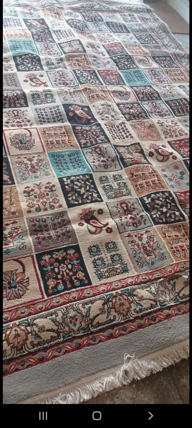 فرش ۹ متری|فرش|لنجان, |دیوار