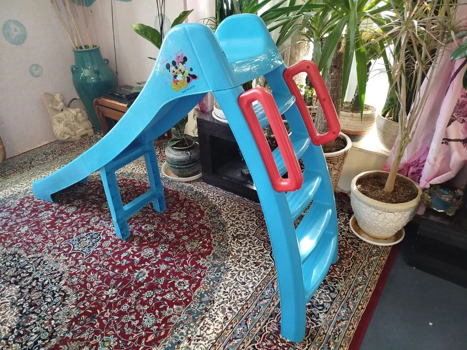 سرسره کودک ۵ پله|اسباببازی|صحنه, |دیوار