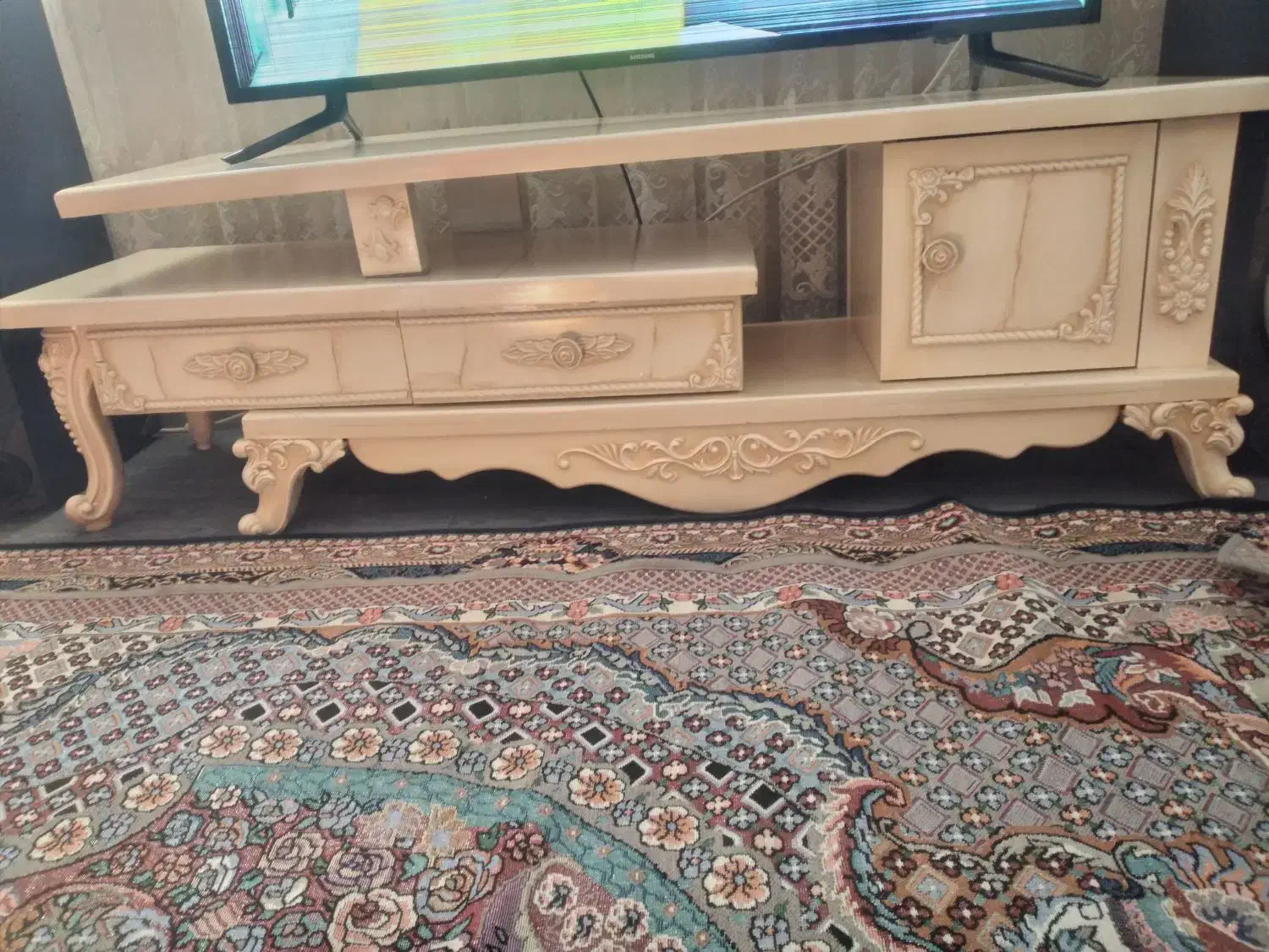 میز تی‌وی سالم|میز تلویزیون|تنکمان, |دیوار