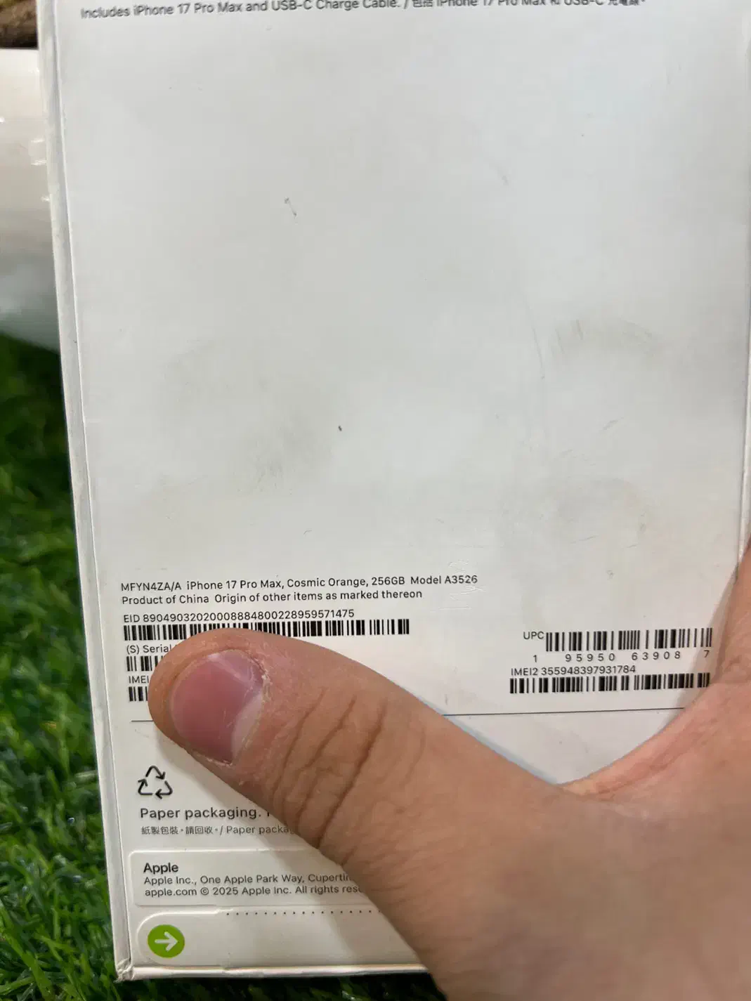 iPhone 17 pro max 256 zaa بدون ریجستر|موبایل|کرج, گوهردشت|دیوار