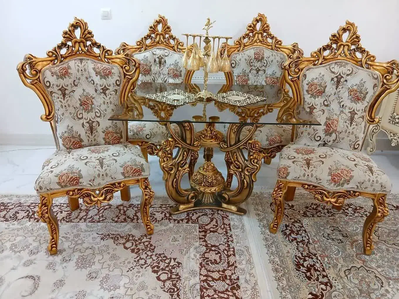 غذاخوری مناسب جهازیه چوب راشه|میز و صندلی غذاخوری|بروجرد, |دیوار