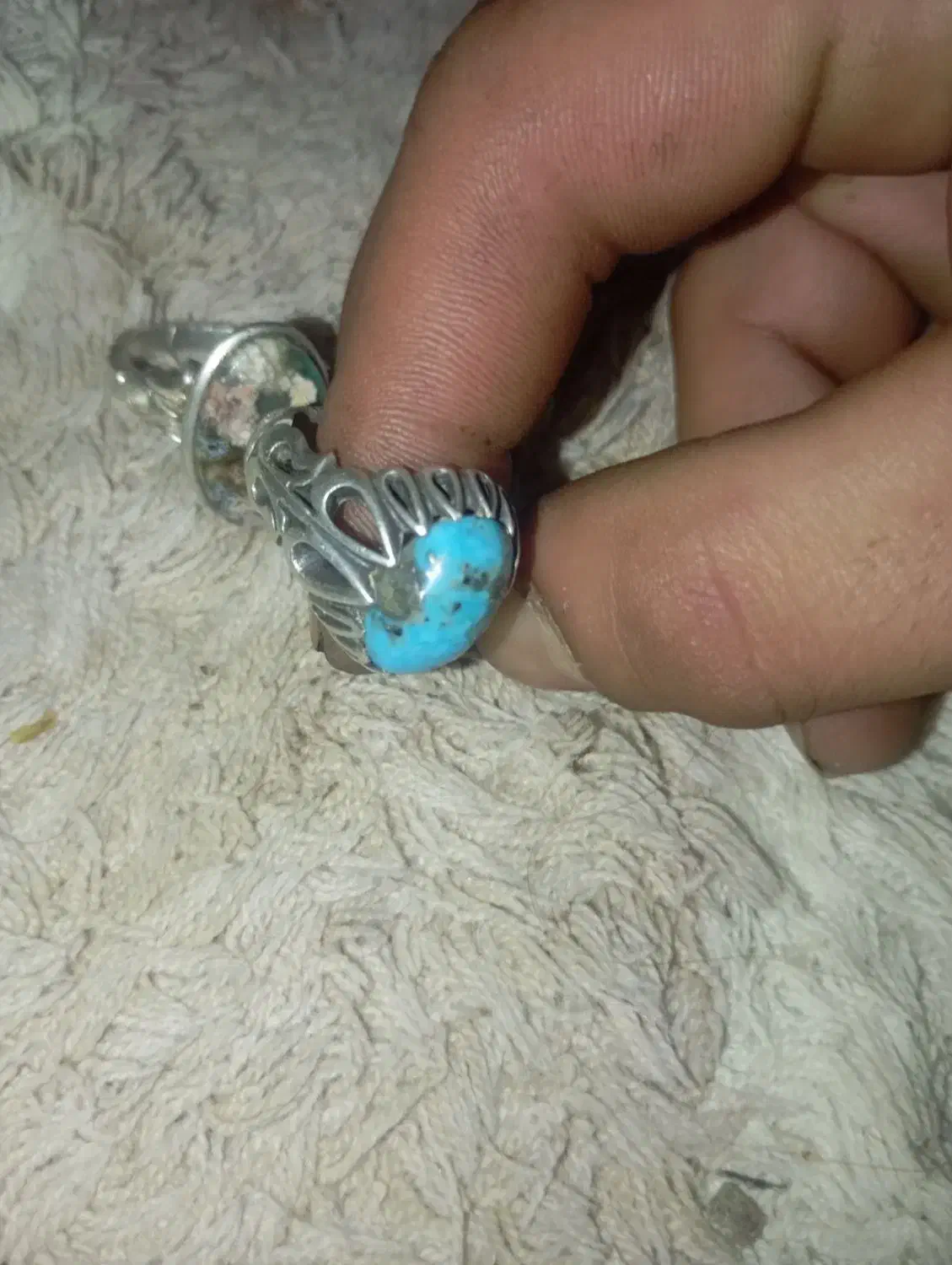 دو عدد انگشتر نقره|بدلیجات|خلخال, |دیوار