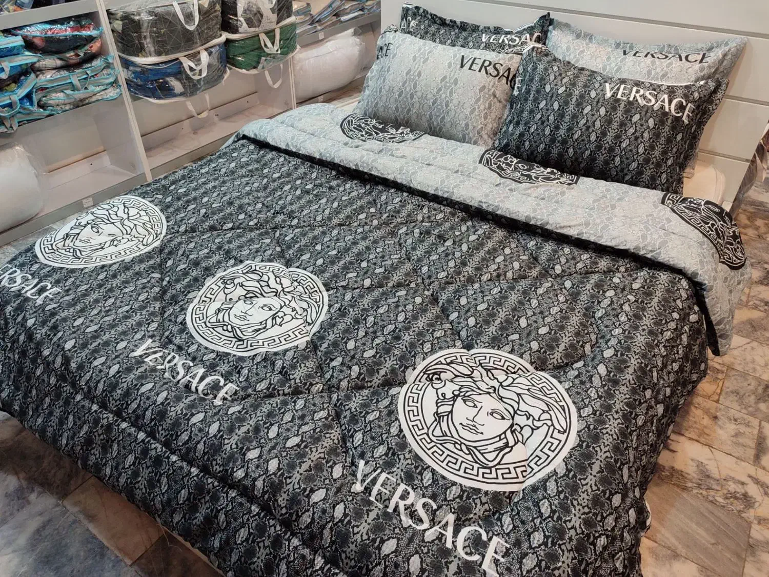 جشنواره تمدید شد روتختی دونفره 6تکه دورودر رنگبندی|سرویس روتختی|مشهد, تربیت (صدف)|دیوار