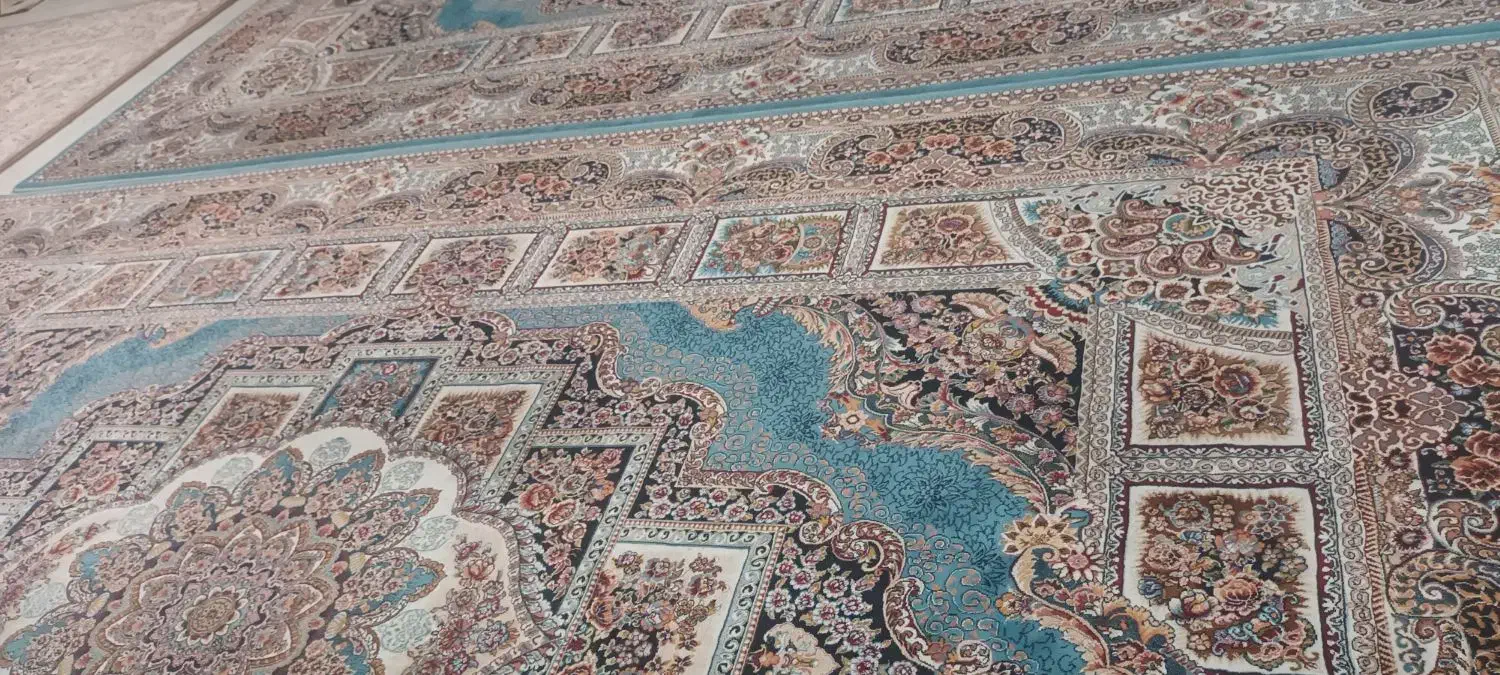 فرش ۹متری جفت|فرش|کارون, |دیوار