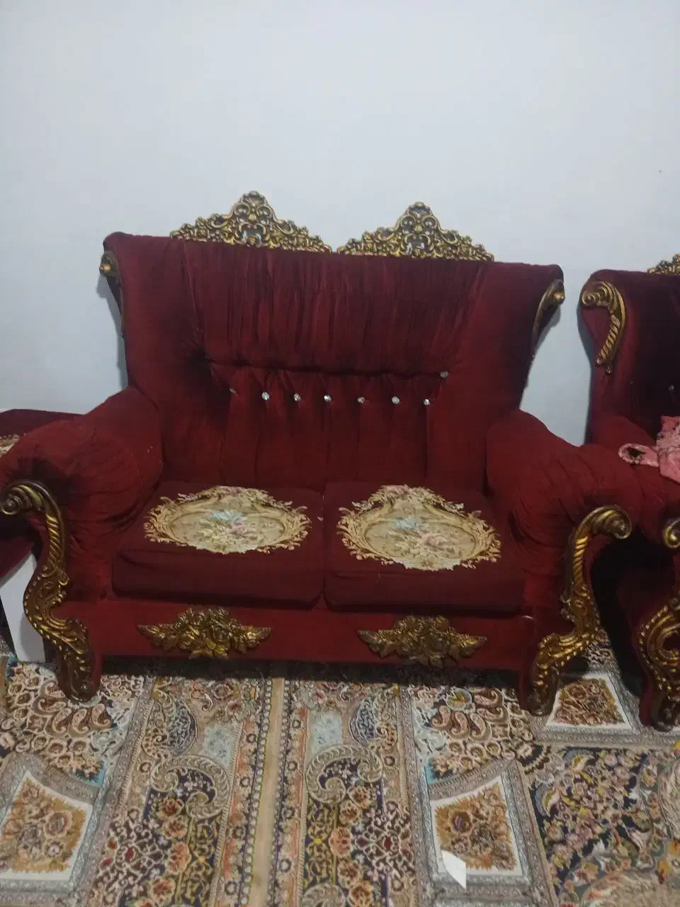 مبل 7نفره|مبلمان خانگی و میز عسلی|گلبهار, شهر جدید گلبهار|دیوار