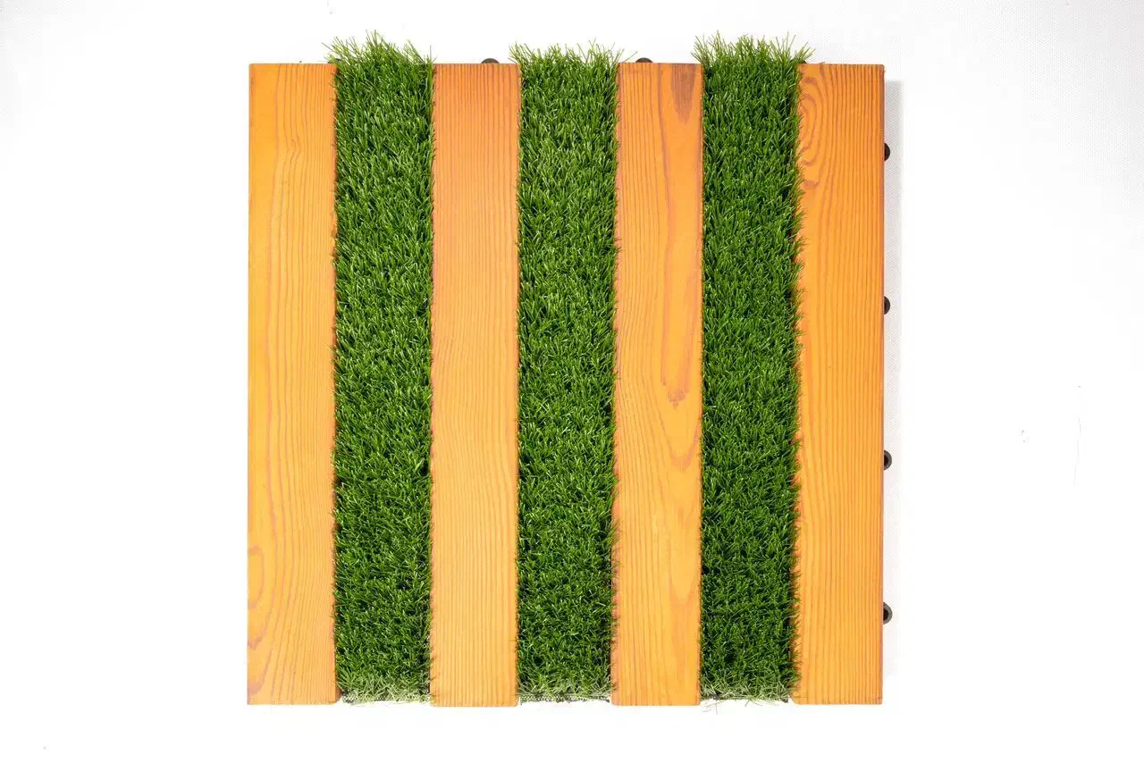 تایل چمن مصنوعی و چوب ترموود|خدمات باغبانی و درختکاری|بندرعباس, |دیوار