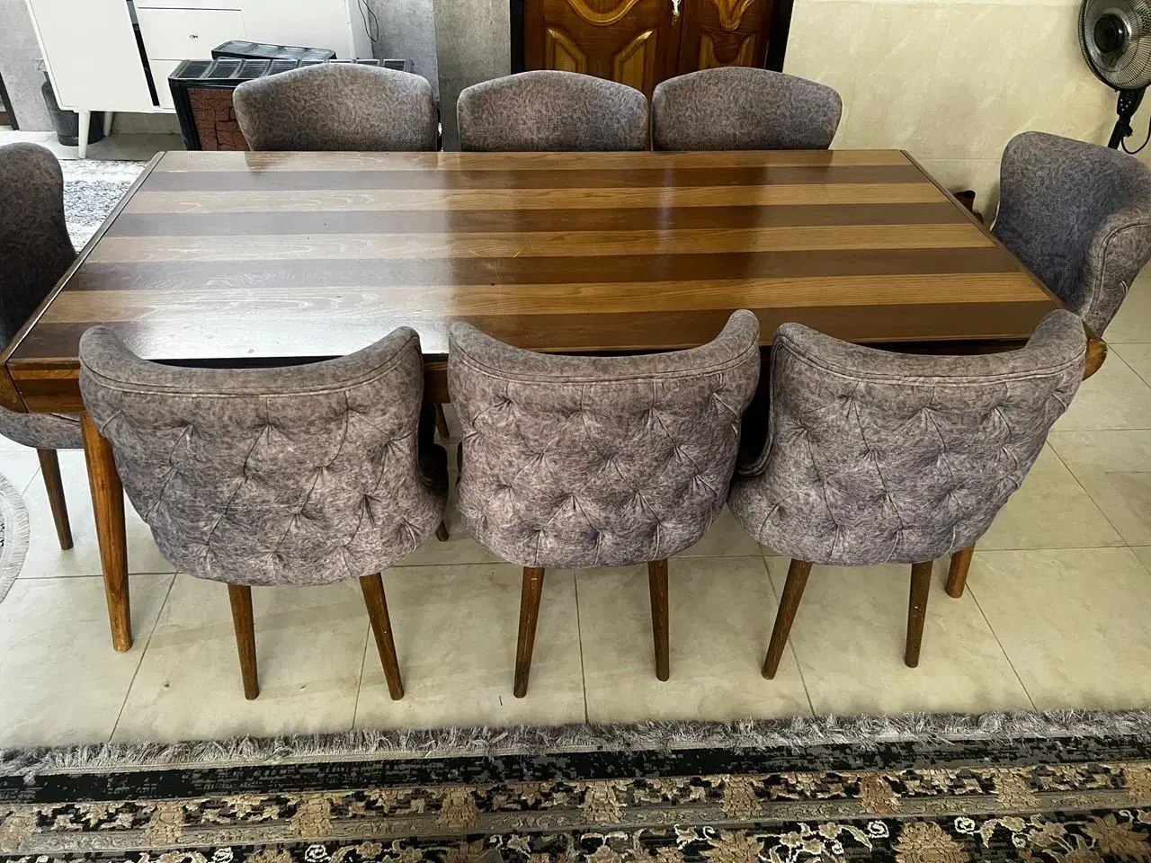 میزنهار خوری 8 نفره|میز و صندلی غذاخوری|شاهین‌شهر, عطار|دیوار