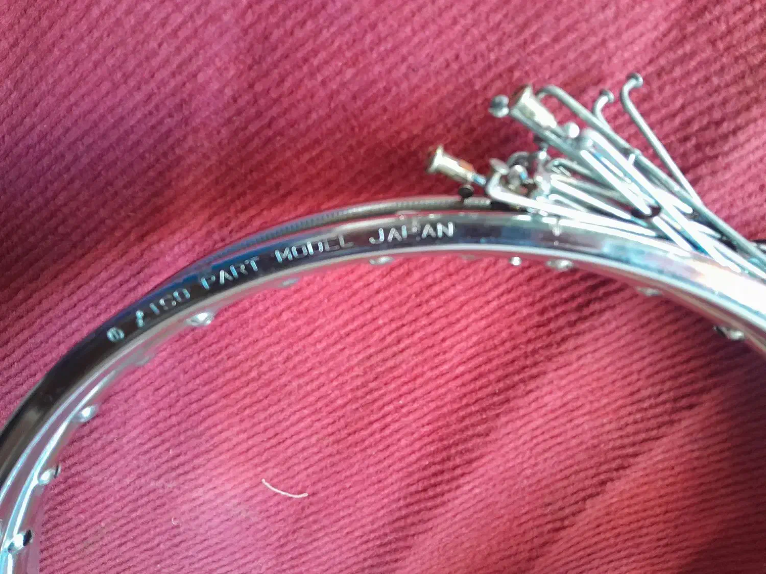 رینگ جلو و عقب موتور سیکلت ژاپنی ب شرط|قطعات یدکی و لوازم جانبی|خانمیرزا, |دیوار