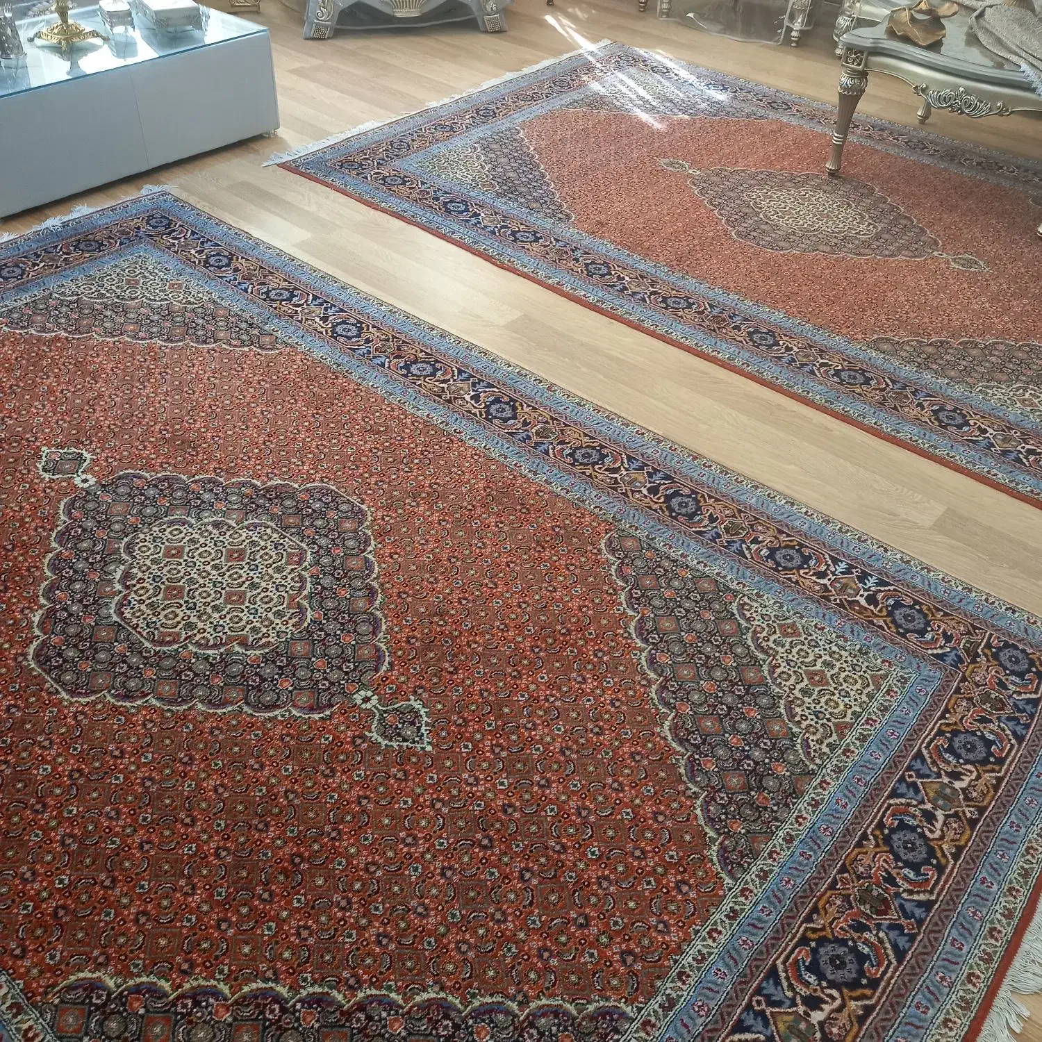 فرش دستباف جفت ۶متری|فرش|اردبیل, |دیوار