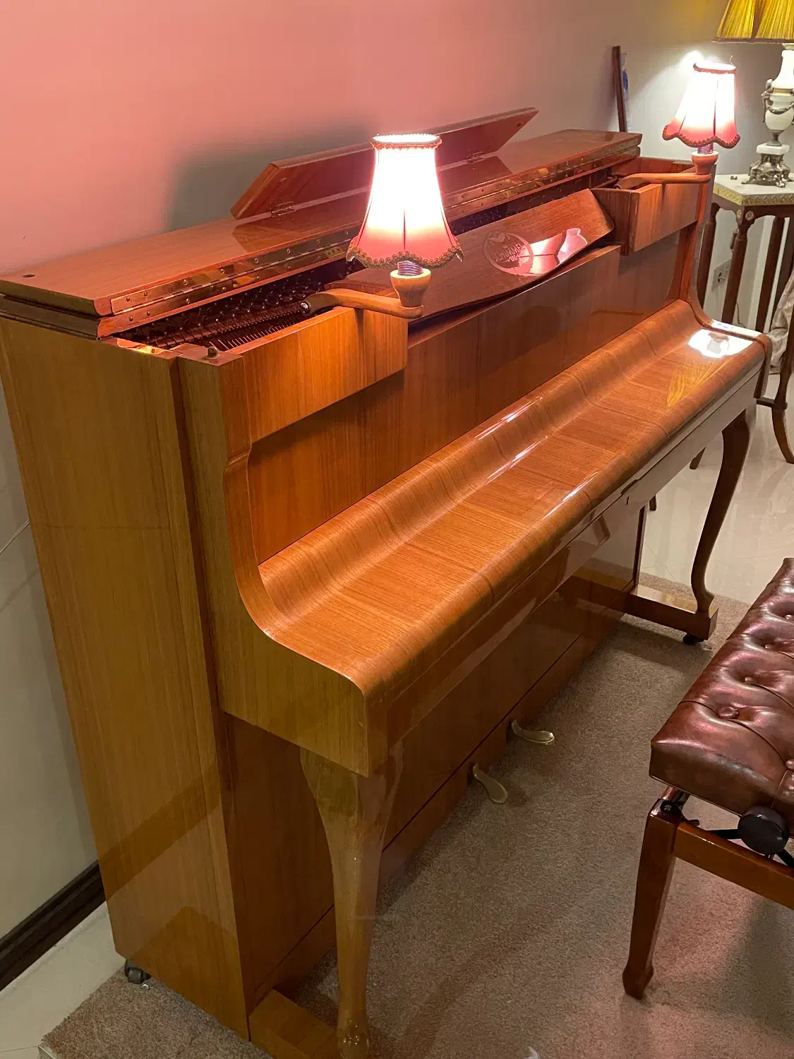 پیانو آکوستیک شیمل آباژور دار|پیانو، کیبورد، آکاردئون|تهران, ونک|دیوار