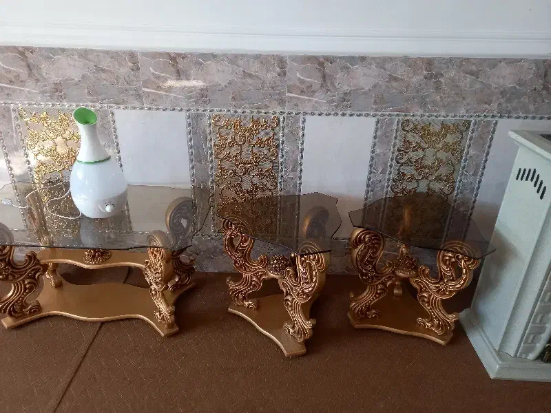 مبل هفت نفره همراه با میز عسلی|مبلمان خانگی و میز عسلی|زاهدان, |دیوار