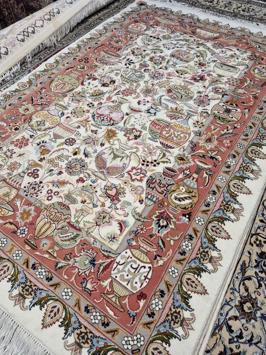 فرش دستباف ۱ جفت ۶ متری کاسه کوزه.گالری فرش ایران|فرش|مشهد, حجت|دیوار