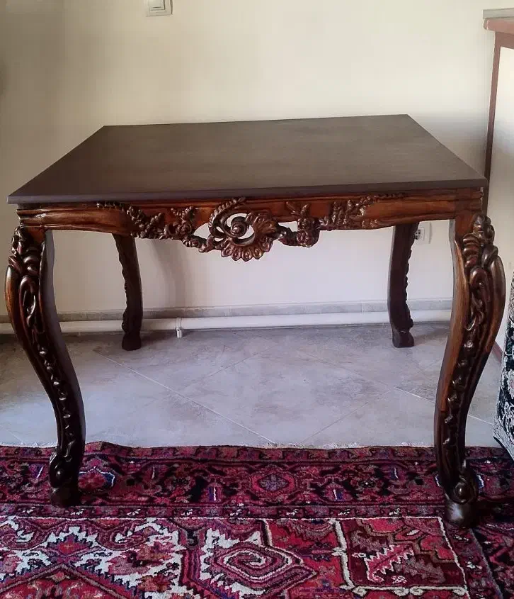 میز ناهارخوری چوب راش کاملا سالم و نو|میز و صندلی غذاخوری|تبریز, |دیوار