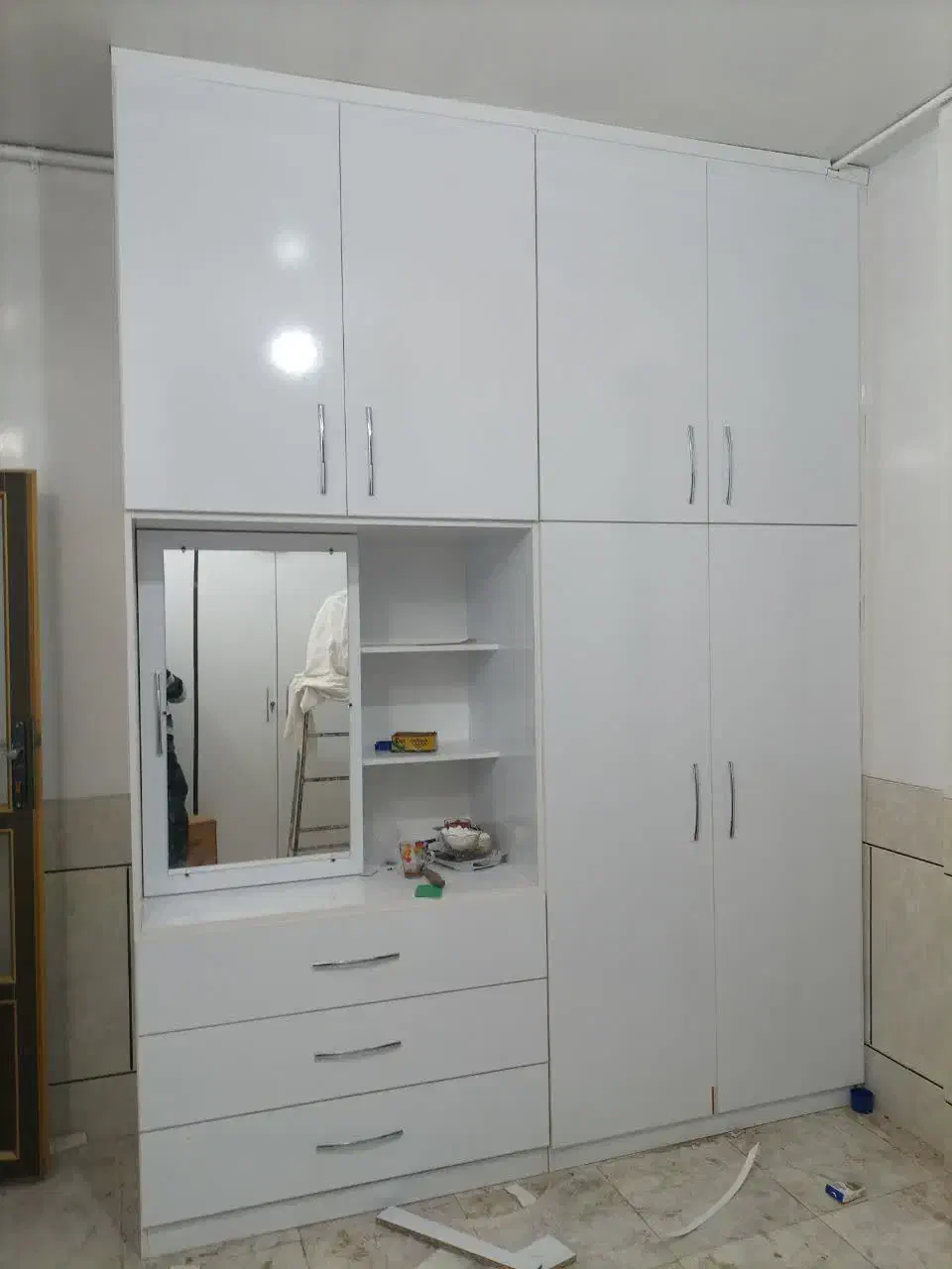 ساخت کمد اقساطی تحویل یک روزه|جاکفشی، کمد، دراور|برخوار, |دیوار