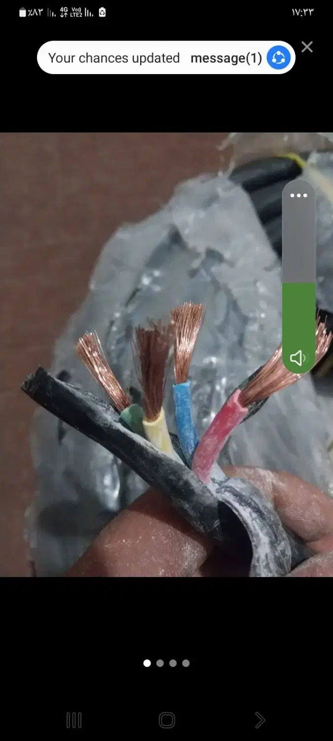 فروش کابل ۴×۶مس|مصالح و تجهیزات ساختمان|لامرد, |دیوار