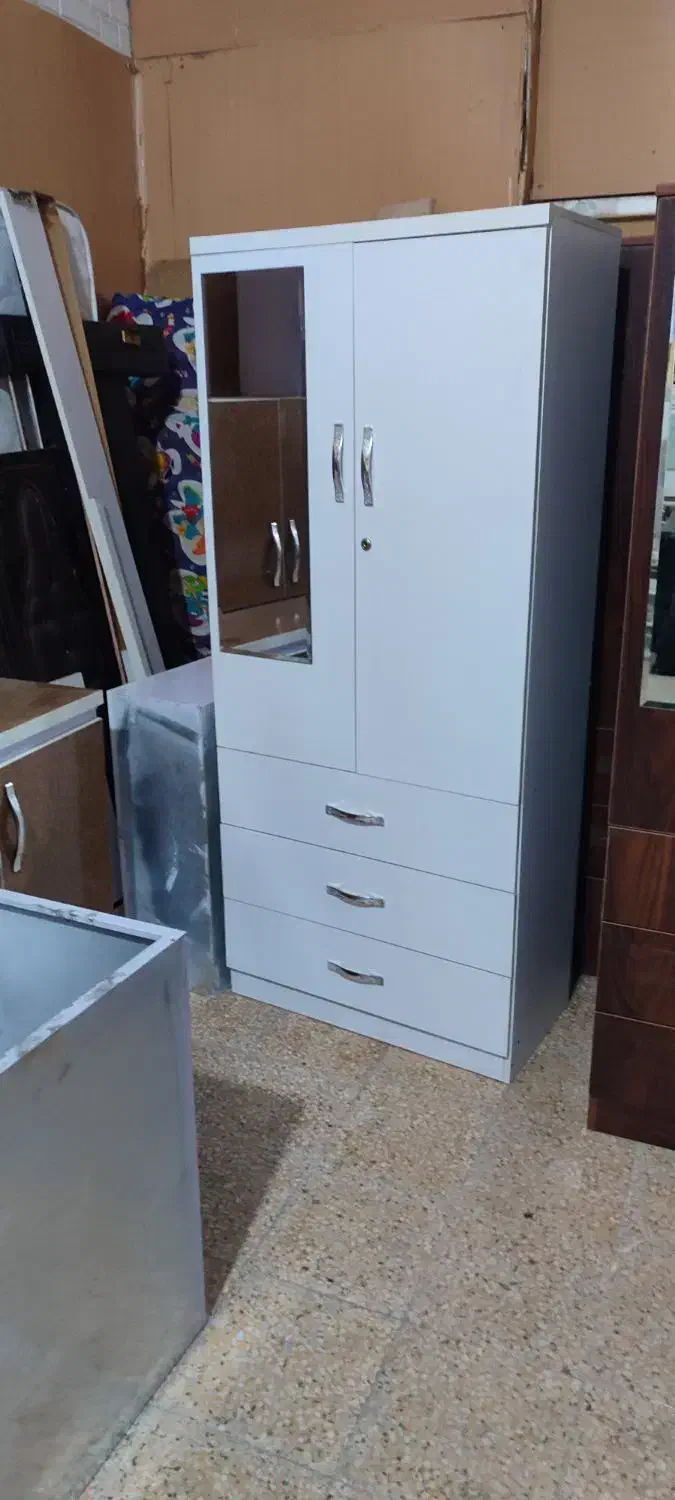 کمد لباسی دو درب و سه کشو|جاکفشی، کمد، دراور|بهبهان, |دیوار