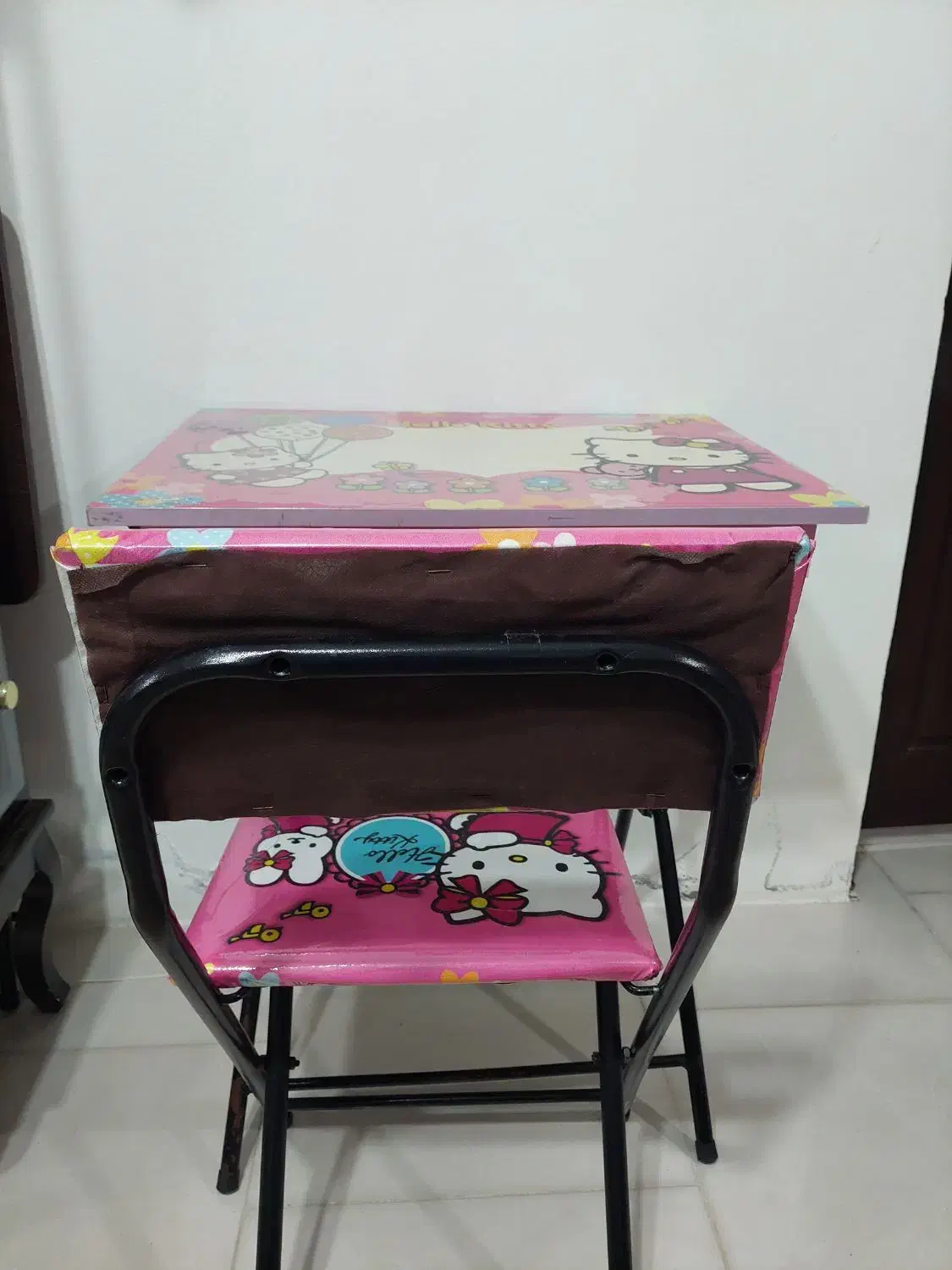 میز تحریر دخترانه  کیتی|میز تحریر و کامپیوتر|نور, |دیوار