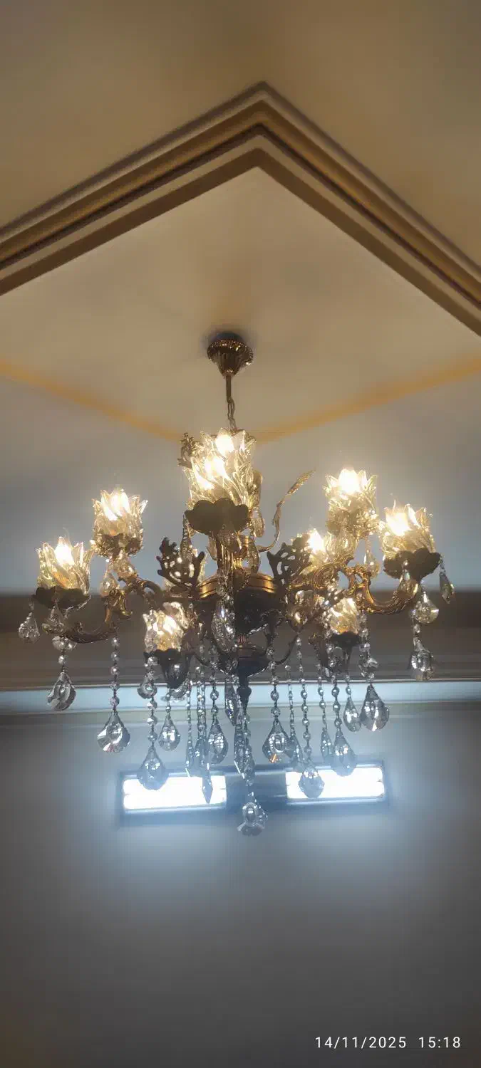 لوستر برنجی|لوستر و چراغ آویز|ری, ظهیرآباد|دیوار