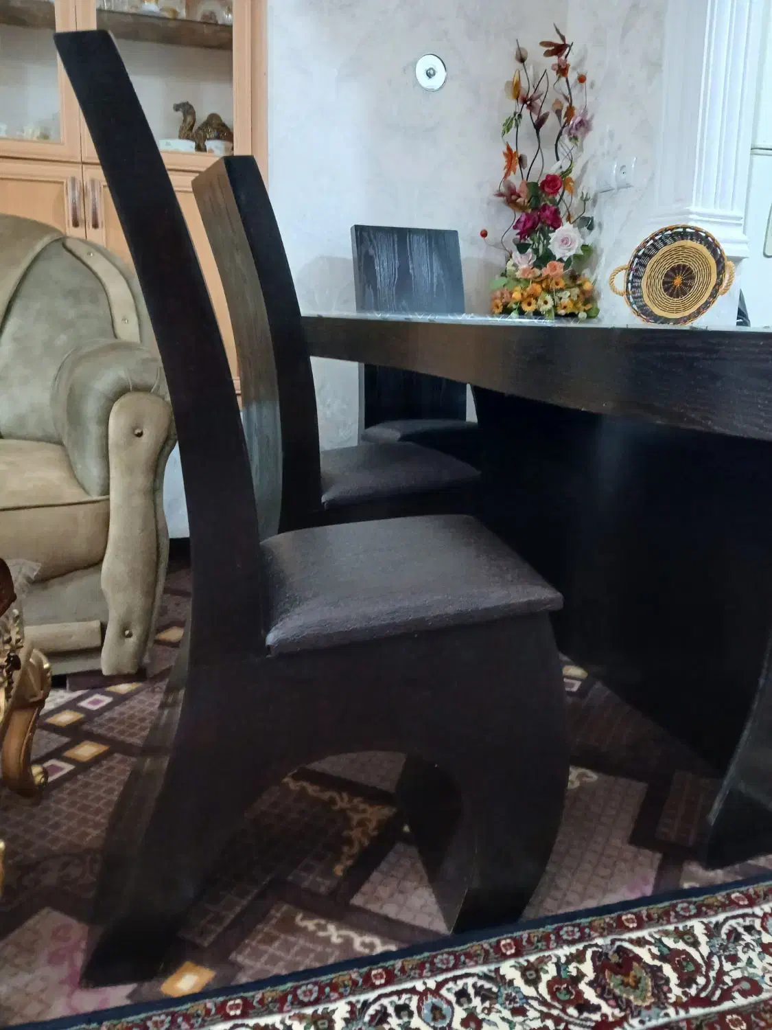 میز غذا خوری|میز و صندلی غذاخوری|خوی, |دیوار