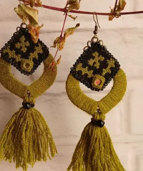 گوشواره گردنبند و دستبند سنتی|بدلیجات|کیش, |دیوار