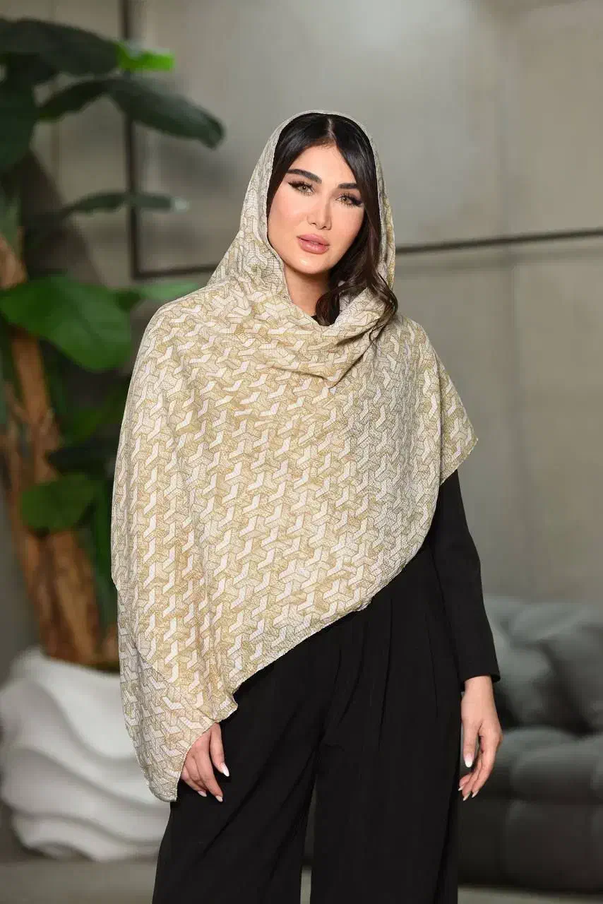 شال پلیسه برشکا لمه دار|لباس|میناب, |دیوار