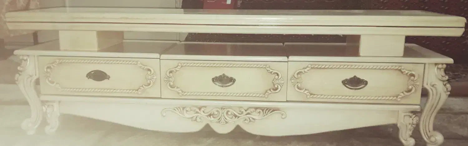 میز تلویزیون چوبی دو کشو|میز تلویزیون|باقرشهر, |دیوار