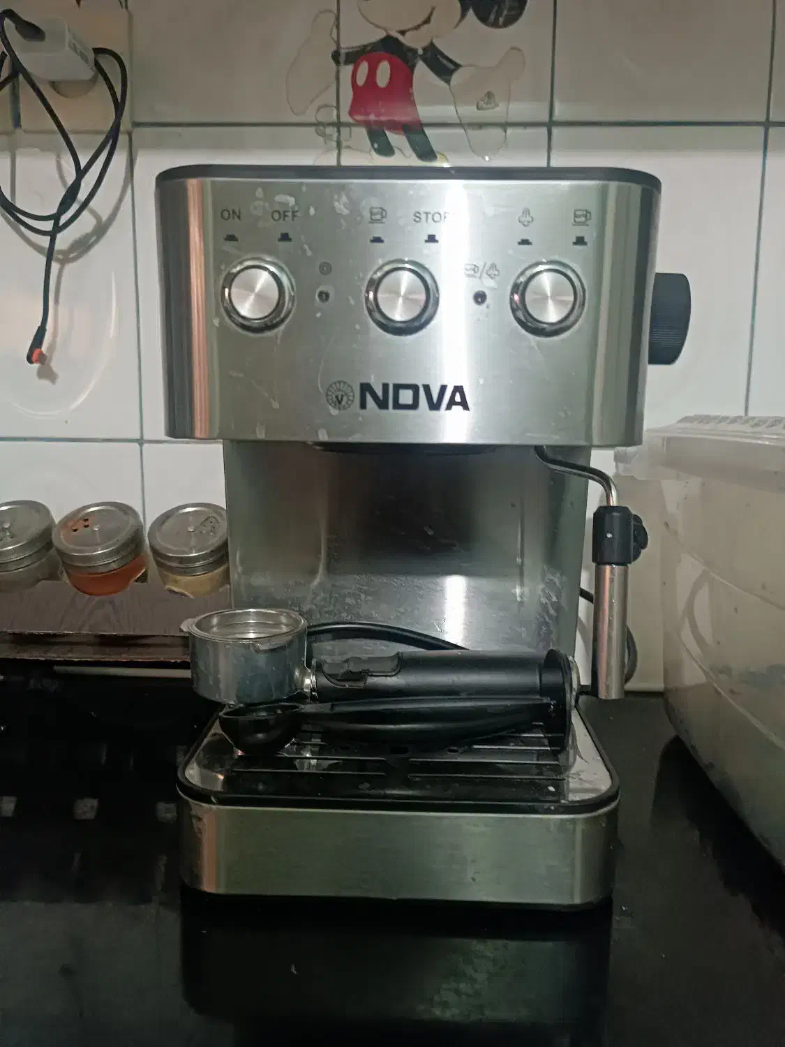 قهوه ساز درخه یک|سماور، چایساز، قهوهساز|اهرم, |دیوار