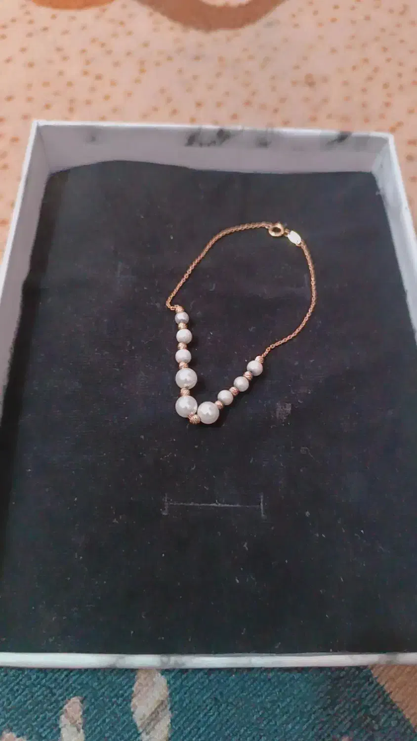 دستبند مروارید کاملا نو استفاده نشده|بدلیجات|ایلام, |دیوار