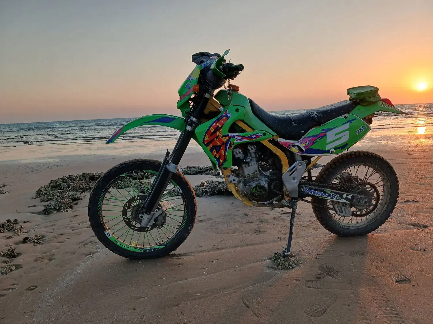 تریل.KLX. کاوازاکی 250|موتورسیکلت|جاسک, |دیوار