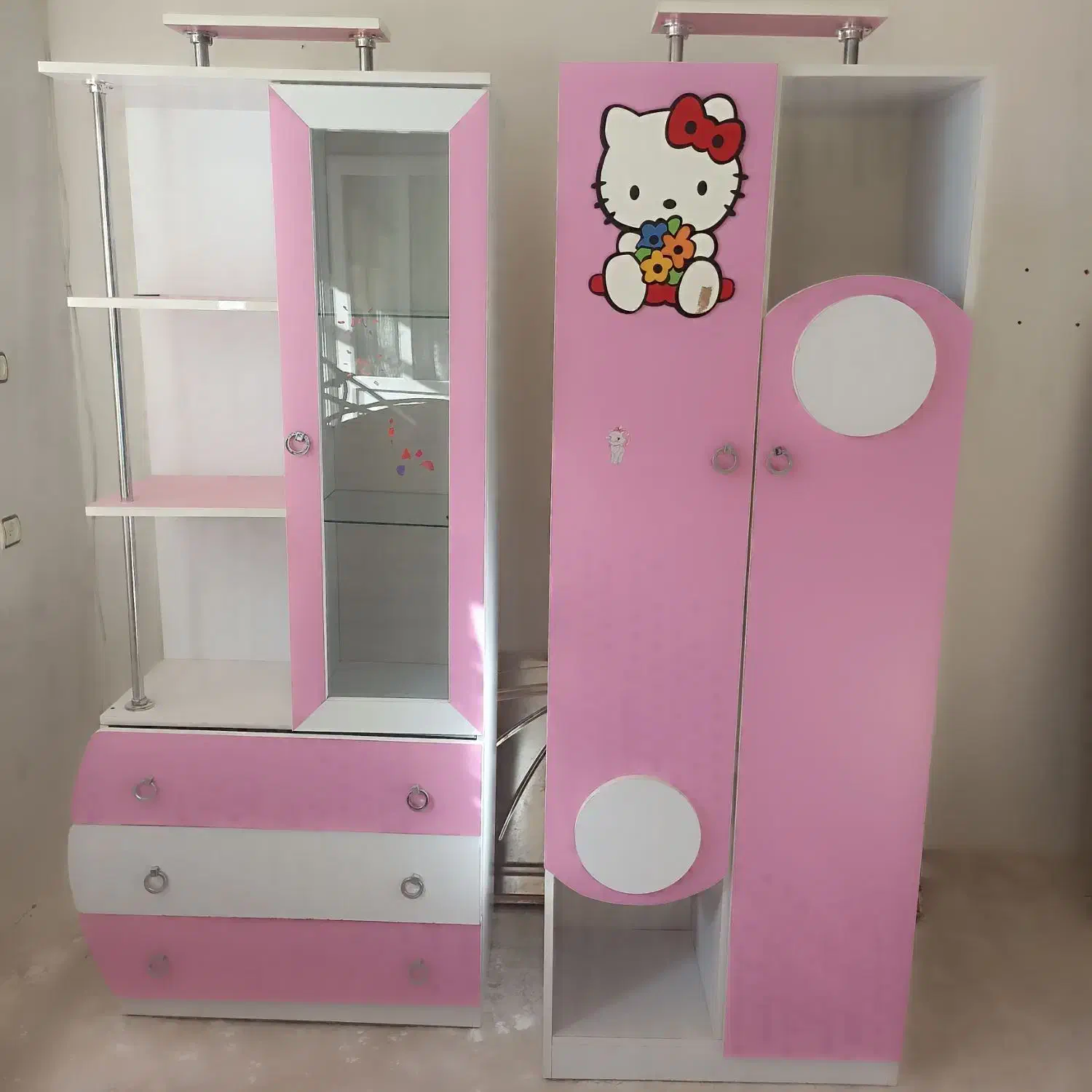 کمد بچه دخترانه در حد|جاکفشی، کمد، دراور|بهار, |دیوار