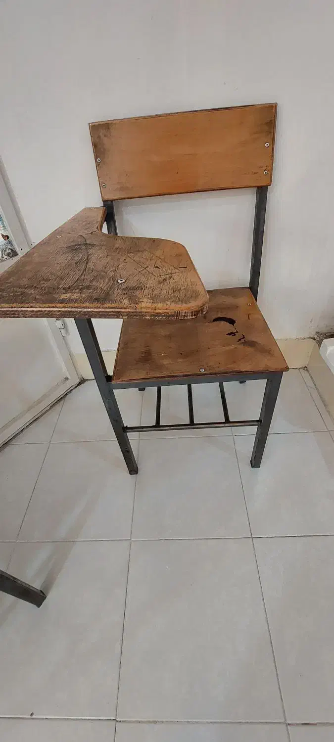 صندلی دسته دار ام دی اف  دو عدد|صندلی و نیمکت|اهواز, زیتون کارمندی|دیوار