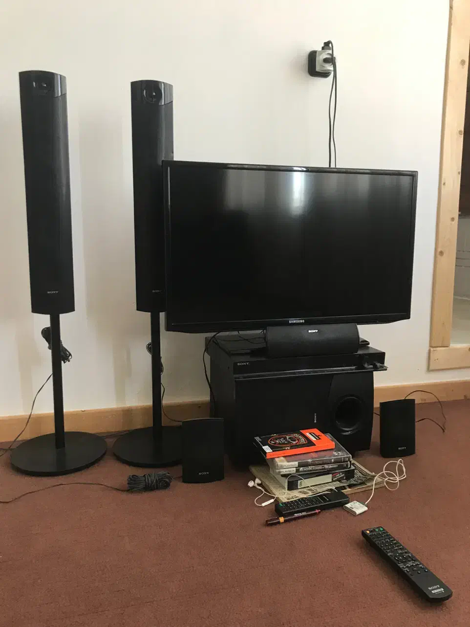 سیستم پلیر سینما خانواده سونی|پخش‌کننده DVD و ویدیو|مشهد, شاهد (شهرک غرب)|دیوار