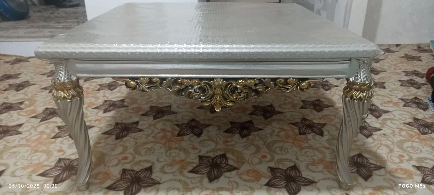 جلو مبلی تکی چوبی سلطنتی|مبلمان خانگی و میز عسلی|اهر, |دیوار